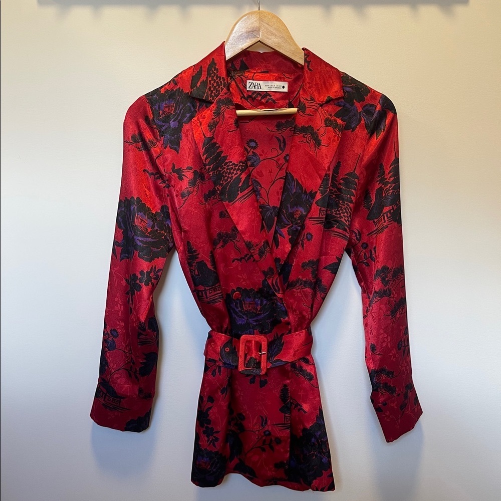 Zara Kimono like shirt with belt